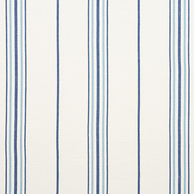 Schumacher Fabric Scarset Stripe Blues 75260 CHAMBRAY See Sample INDIA - </p><p>Repeat: Horizontal: 10 3/4" (27CM) and Vertical: - 56 1/4" (143CM) - My Fabric Connection -