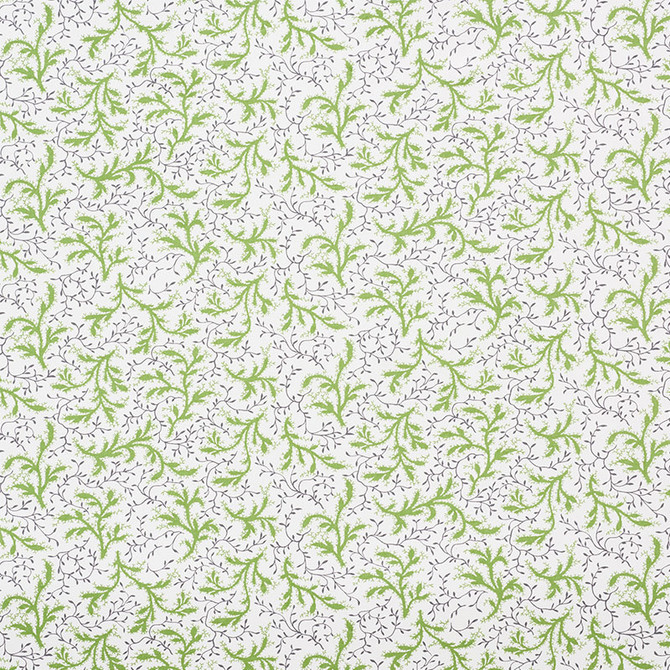 Schumacher Fabric Sprig Moss 177831 CELERIE KEMBLE COTTON 100% UNITED STATES OF AMERICA WYZENBEEK 15,000 </p><p>Repeat: Horizontal: 27" (69CM) and Vertical: 12 5/8" (32CM) 54.25 - My Fabric Connection -