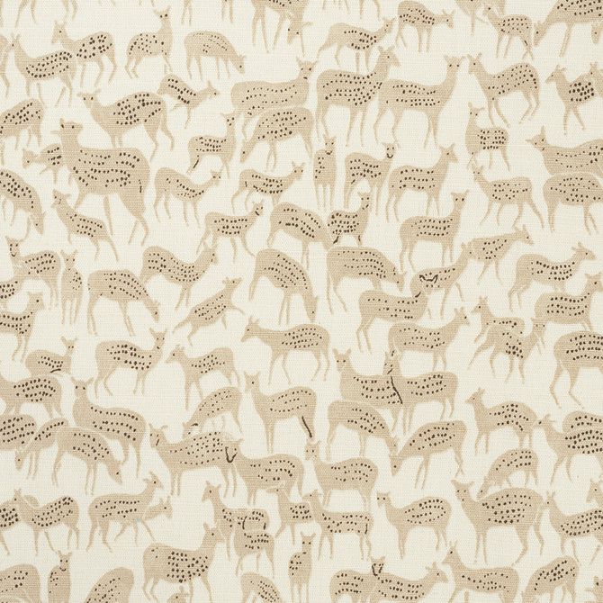Schumacher Fabric Fauna Natural 177721 ESSENTIALS: SMALL-SCALE PRINTS See Sample UNITED KINGDOM - </p><p>Repeat: Horizontal: 9" (23CM) and Vertical: 13" (33CM) 55 1/4" (140CM) - My Fabric Connection -