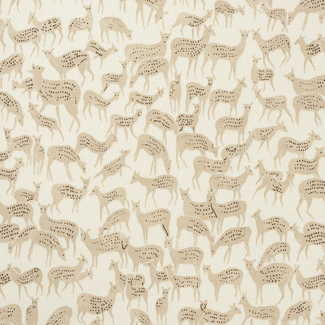 Schumacher Fabric Fauna Natural 177721 Essentials: Small-Scale Prints 9.0" - My Fabric Connection -
