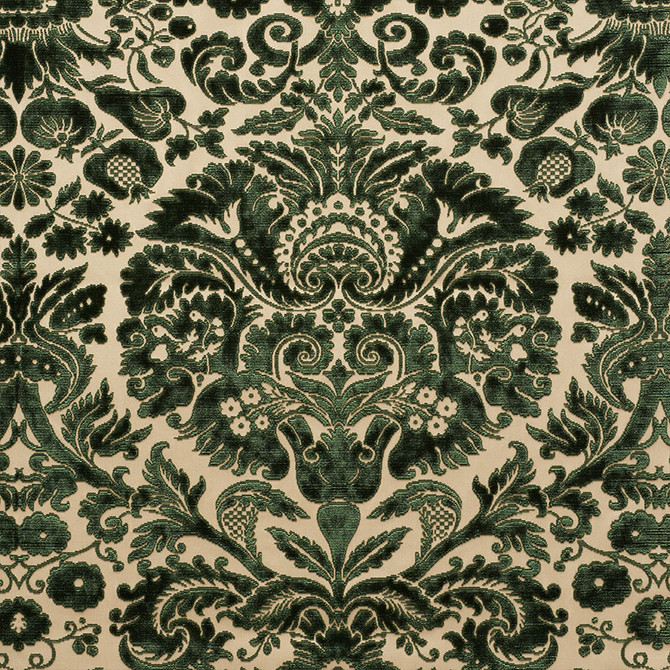 Schumacher Fabric Morimont Velvet Cyprus 74071 CUT & PATTERNED VELVETS COTTON 52% SILK 48% INDIA WYZENBEEK 50,000 </p><p>Repeat: Horizontal: 27" (69CM) and Vertical: 32 1/2" (83CM) 55 - My Fabric Connection -