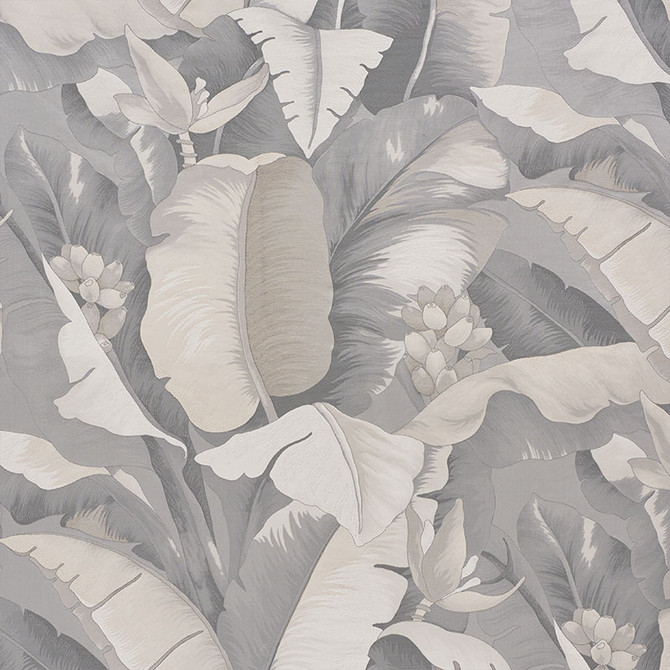 Schumacher Fabric Botanico Platinum 73891 TROPICANA VISCOSE 51% COTTON 30% ITALY </p><p>Repeat: Horizontal: 27 1/8" (69CM) and Vertical: 37 1/2" (95CM) 54.25 - My Fabric Connection -