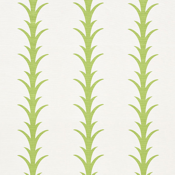 Schumacher Fabric Acanthus Stripe Leaf 177631 CELERIE KEMBLE LINEN 55% COTTON 45% BELGIUM WYZENBEEK 15,000 </p><p>Repeat: Horizontal: 10 3/4" (27CM) and Vertical: 5" (13CM) 55 - My Fabric Connection -