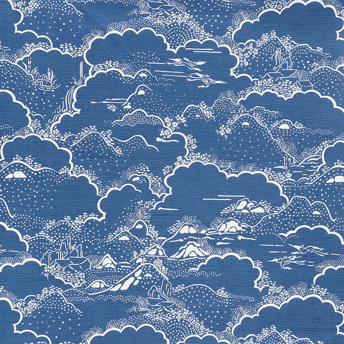 Schumacher Fabric Kumo Village Blue 177520 MINGEI LINEN 55% COTTON 45% BELGIUM WYZENBEEK 15,000 </p><p>Repeat: Horizontal: 27" (69CM) and Vertical: 24 1/2" (62CM) 54.25 - My Fabric Connection -