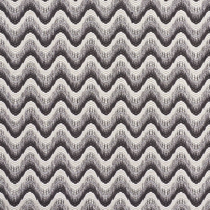 Schumacher Fabric Bargello Wave Graphite 73441 HAPPY TOGETHER See Sample ITALY - </p><p>Repeat: Horizontal: 2 1/4" (6CM) and Vertical: 1 3/4" (4CM) 55 1/2" (141CM) - My Fabric Connection -