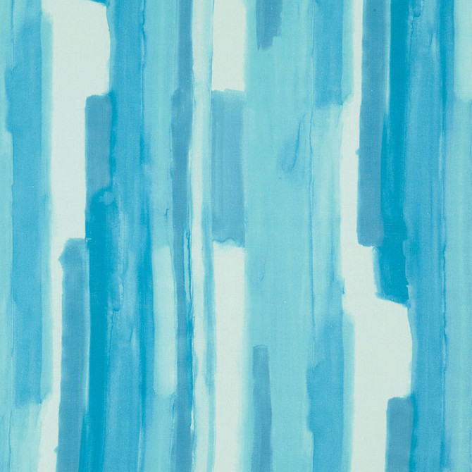 Schumacher Fabric Watercolor Aqua 177170 MILES REDD LINEN 55% COTTON 45% ITALY WYZENBEEK 20,000 </p><p>Repeat: Horizontal: 55 1/8" (140CM) and Vertical: 27 1/2" (70CM) 55.125 - My Fabric Connection -