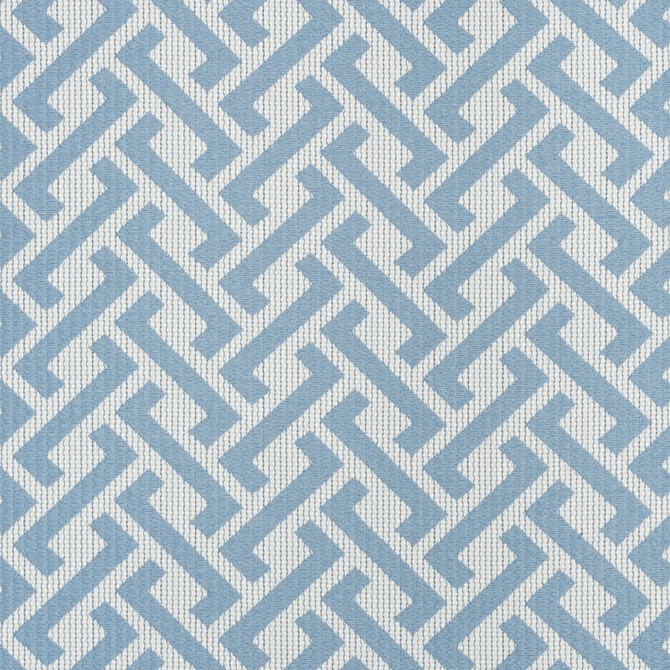 Schumacher Fabric Fresh Air Sky 73122 INDOOR/OUTDOOR II: PRINTS & WOVENS See Sample FRANCE HEAVY DUTY </p><p>Repeat: Horizontal: 4 1/2" (11CM) and Vertical: 4" (10CM) 54 1/2" (138 CM) - My Fabric Connection -