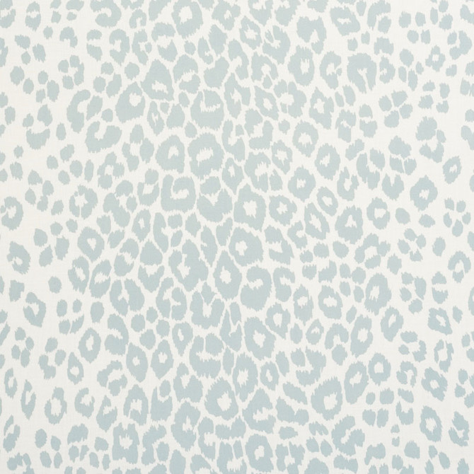Schumacher Fabric Iconic Leopard Indoor/Outdoor Sky 177320 INDOOR/OUTDOOR II: PRINTS & WOVENS See Sample UNITED KINGDOM - </p><p>Repeat: Horizontal: 27 1/4" (69CM) and Vertical: 26 1/4" (67CM) 54 1/2" (138CM) - My Fabric Connection -