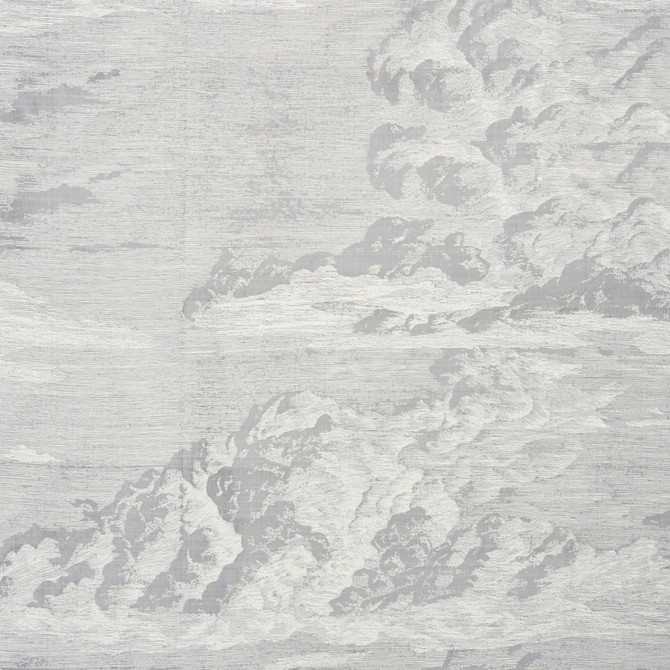 Schumacher Fabric Cloud Toile Fog 177002 Schumacher-Classics 100% Silk - Horizontal: 50 and Vertical: 42.75 50 - My Fabric Connection -