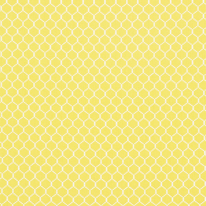 Schumacher Fabric Fishnet Yellow 73091 STEP LIVELY See Sample INDIA - </p><p>Repeat: Horizontal: 5/8" (2CM) and Vertical: 1" (3CM) 57 1/2" (146CM) - My Fabric Connection -