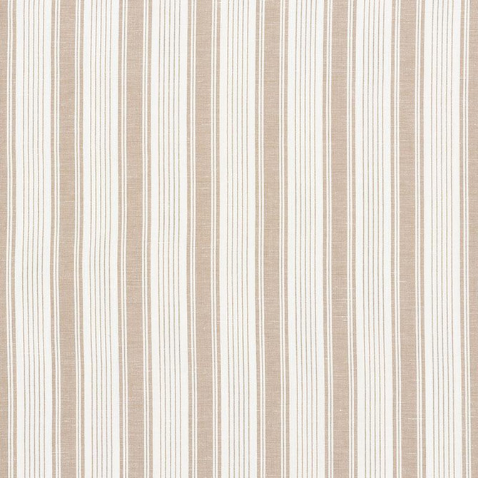 Schumacher Fabric Ojai Stripe Neutral 73003 Mark D. Sikes 2.75" - My Fabric Connection -