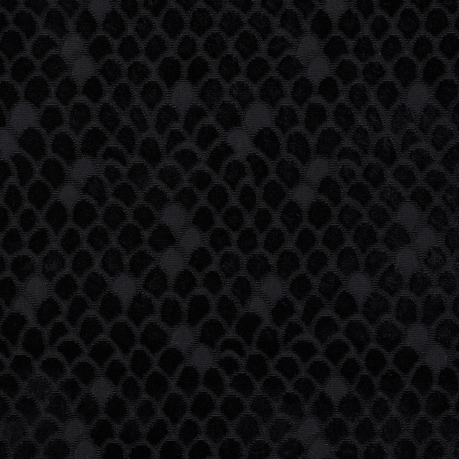 Schumacher Fabric Esther Velvet Onyx 72773 CUT & PATTERNED VELVETS VISCOSE 80% COTTON 17% BELGIUM MARTINDALE 35,000 </p><p>Repeat: Horizontal: 13 1/2" (34CM) and Vertical: 11" (28CM) 54 - My Fabric Connection -