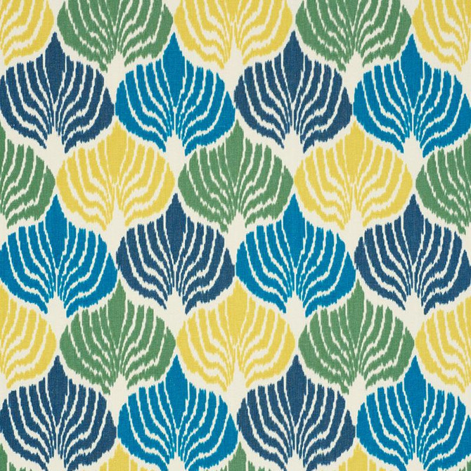 Schumacher Fabric Kimono Ikat Coastal 72591 Ikats 18.75" - My Fabric Connection -