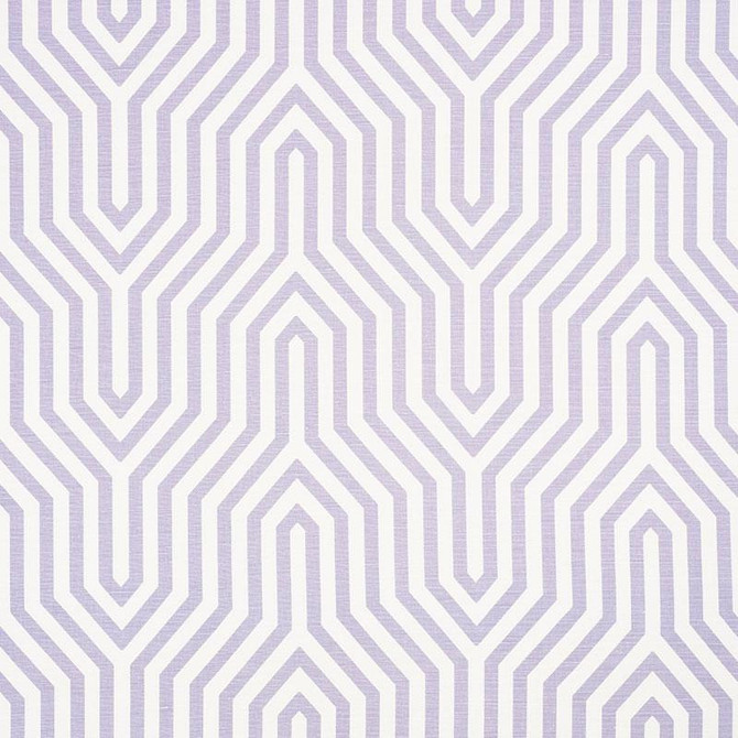 Schumacher Fabric Vanderbilt Print Lavender 177272 Mary Mcdonald 13.5" - My Fabric Connection -