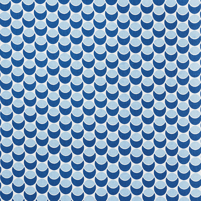 Schumacher Fabric Buds Navy & Sky 177150 PRINTS BY STUDIO BON See Sample TURKEY HEAVY </p><p>Repeat: Horizontal: 2 1/2" (6CM) and Vertical: 1 1/2" (4CM) 54" (137CM) - My Fabric Connection -