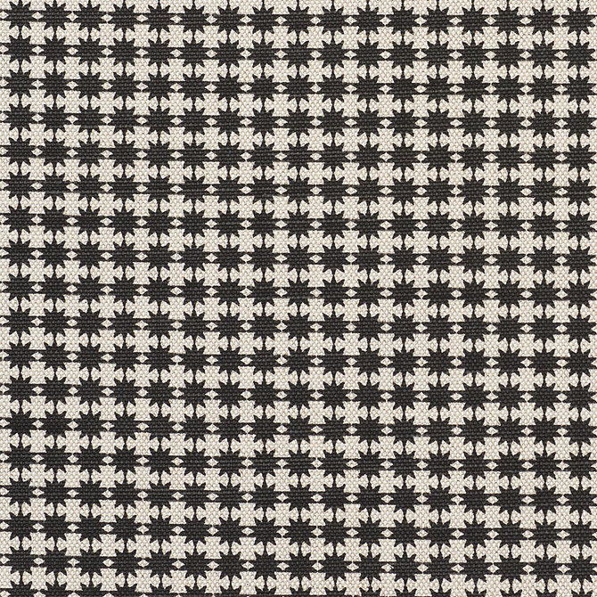 Schumacher Fabric Stella Black & Natural 177087 PRINTS BY STUDIO BON See Sample TURKEY HEAVY </p><p>Repeat: Horizontal: 1/2" (1CM) and Vertical: 1/2" (1CM) 54" (137CM) - My Fabric Connection -