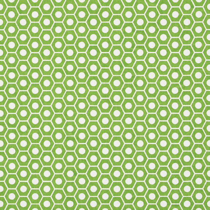 Schumacher Fabric Queen B Green 177075 PRINTS BY STUDIO BON See Sample TURKEY HEAVY </p><p>Repeat: Horizontal: 1 1/4" (3CM) and Vertical: 3/4" (2CM) 54" (137CM) - My Fabric Connection -