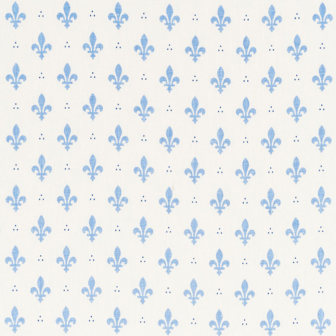 Schumacher Fabric Fleur De Lis Blue 176960 FRENCH REVOLUTION See Sample BELGIUM MEDIUM DUTY </p><p>Repeat: Horizontal: 2" (5CM) and Vertical: 2 1/2" (6CM) 54" (137CM) - My Fabric Connection -