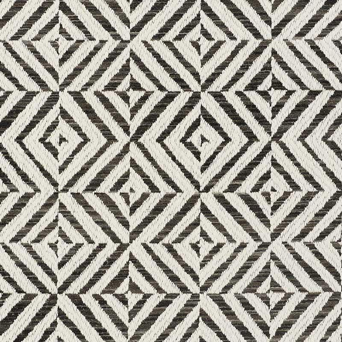 Schumacher Fabric Jubilee Charcoal 72152 Essentials: Mid-Scale Upholstery Fabrics 2.38" - My Fabric Connection -