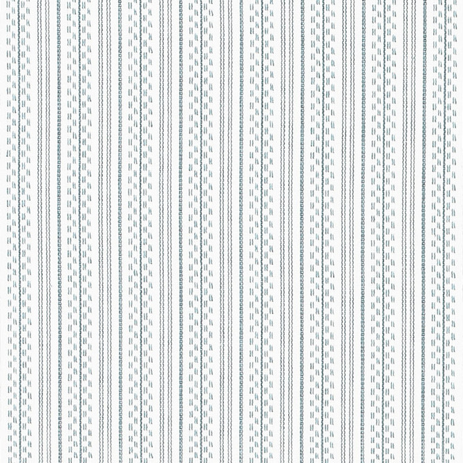 Schumacher Fabric Jack Stripe Sky 71410 ESSENTIALS: STRIPES II COTTON 100% INDIA </p><p>Repeat: Horizontal: 1 1/8" (3CM) and Vertical: 53 - My Fabric Connection -