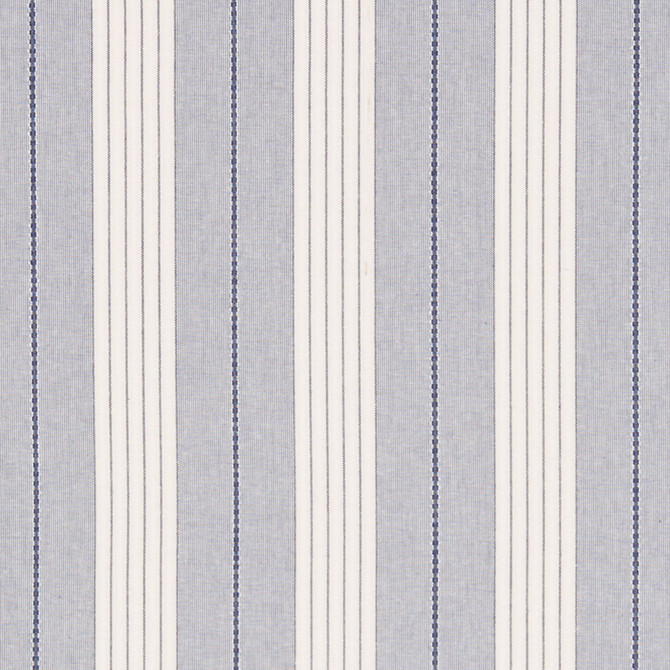 Schumacher Fabric Audrey Stripe Navy 71370 ESSENTIALS: STRIPES II COTTON 100% INDIA </p><p>Repeat: Horizontal: 4 3/4" (12CM) and Vertical: 54 - My Fabric Connection -