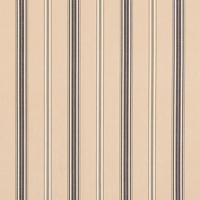 Schumacher Fabric Coco Stripe Stone 71292 ESSENTIALS: STRIPES II COTTON 65% LINEN 35% INDIA </p><p>Repeat: Horizontal: 4 1/2" (12CM) and Vertical: 55.75 - My Fabric Connection -