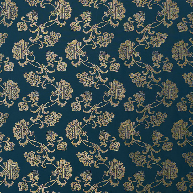 Schumacher Fabric Margaux Peacock Shimmer 71843 Schumacher-Classics 42% Cotton, 38% Lurex, 20% Silk - Horizontal: 32 and Vertical: VERT 49 51 - My Fabric Connection -