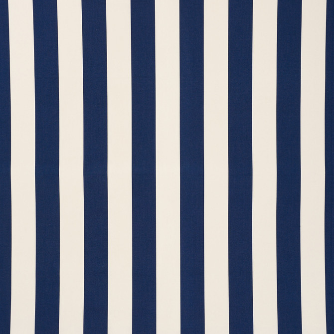 Schumacher Fabric Cabana Stripe Navy 71755 ESSENTIALS: INDOOR/OUTDOOR PRINTS & WOVENS See Sample UNITED STATES OF AMERICA - </p><p>Repeat: Horizontal: 7" (18CM) and Vertical: - 57 3/4" (147CM) - My Fabric Connection -