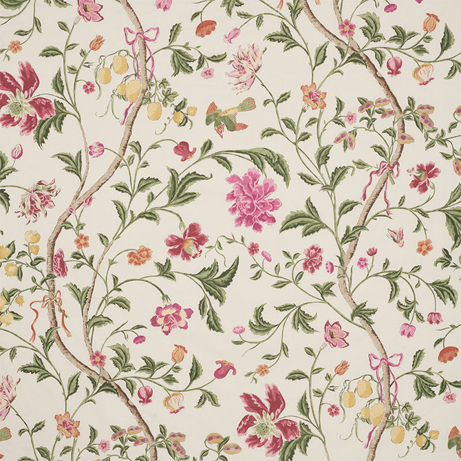 Schumacher Fabric Citronier Fuchsia 176820 SCHUMACHER CLASSICS II See Sample UNITED KINGDOM - </p><p>Repeat: Horizontal: 27" (69CM) and Vertical: 73" (185CM) 54 1/2" (138CM) - My Fabric Connection -