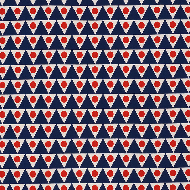 Schumacher Fabric Pennant Ii Navy & Red 176642 INDOOR/OUTDOOR STUDIO BON ACRYLIC PLAIN WEAVE 100% UNITED STATES OF AMERICA WYZENBEEK 15,000 </p><p>Repeat: Horizontal: 2 1/4" (6CM) and Vertical: 2 1/4" (6CM) 54 - My Fabric Connection -