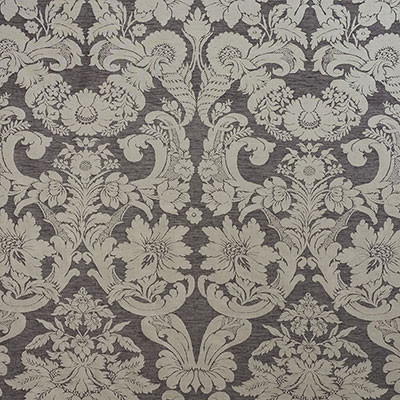 Schumacher Fabric Alento Damasco Mercury 71520 NEW OPULENCE SILK 53% COTTON 33% ITALY MARTINDALE 7,000 </p><p>Repeat: Horizontal: 28 1/4" (72CM) and Vertical: 64 1/2" (164CM) 56.5 - My Fabric Connection -