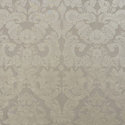 Schumacher Fabric Alento Damasco Pewter 71521 NEW OPULENCE SILK 53% COTTON 33% ITALY MARTINDALE 7,000 </p><p>Repeat: Horizontal: 28 1/4" (72CM) and Vertical: 64 1/2" (164CM) 56.5 - My Fabric Connection -