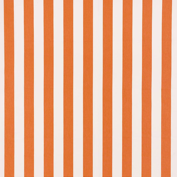 Schumacher Fabric Andy Stripe Orange 71328 Essentials: Classic Stripe 5.5" - My Fabric Connection -