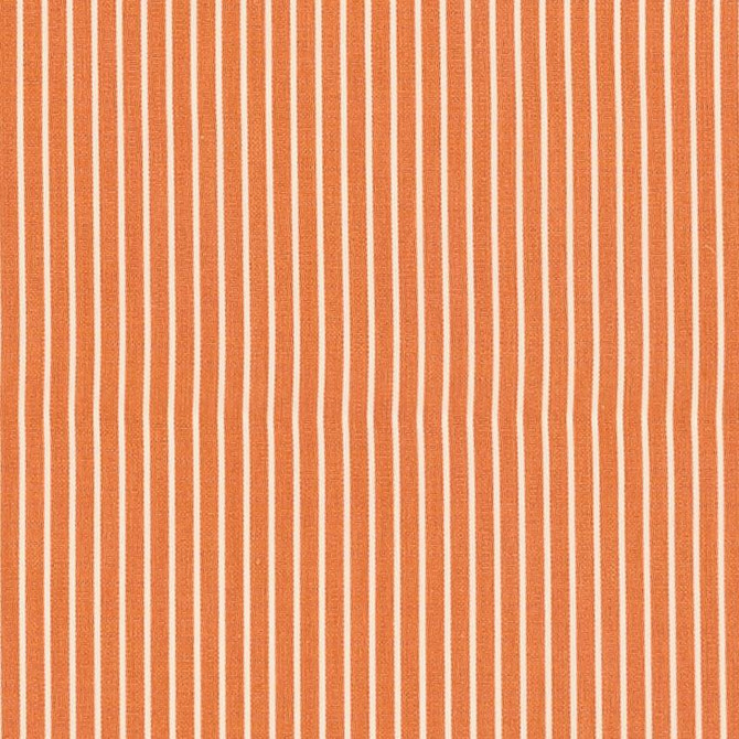 Schumacher Fabric Edie Stripe Orange 71308 Essentials: Classic Stripe - My Fabric Connection -