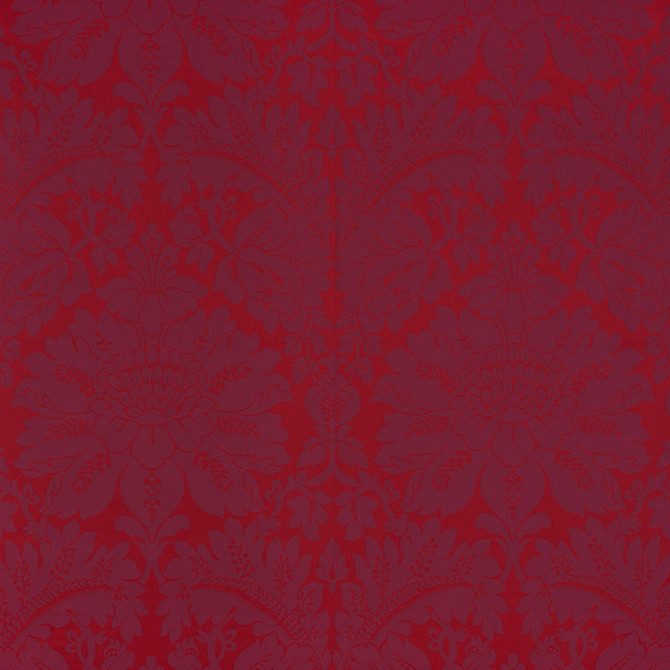 Schumacher Fabric Maggiore Damasco Ruby 71282 DAMASCO See Sample ITALY - </p><p>Repeat: Horizontal: 26" (66CM) and Vertical: 31 3/4" (81CM) 54 1/2" (138CM) - My Fabric Connection -