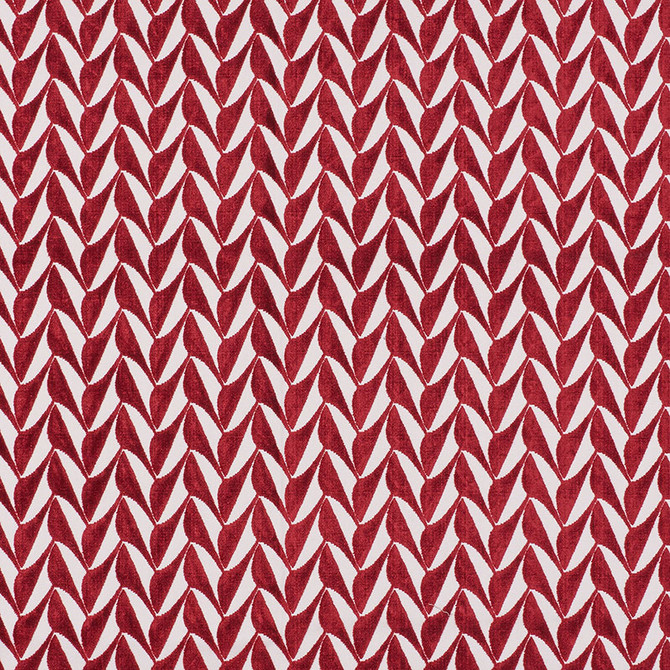 Schumacher Fabric Spades Red 71230 DAVID KAIHOI See Sample UNITED STATES OF AMERICA - </p><p>Repeat: Horizontal: 2 1/2" (6CM) and Vertical: 1 3/4" (4CM) 50 1/2" (128CM) - My Fabric Connection -