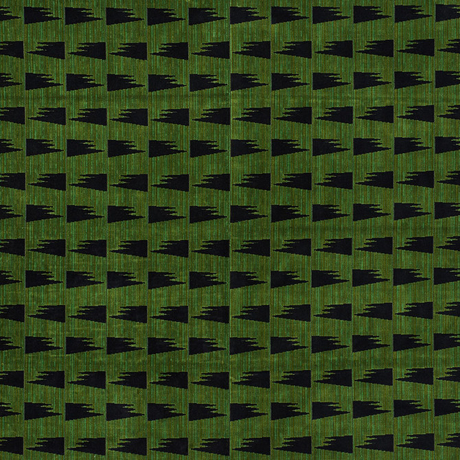 Schumacher Fabric Tutsi Green 71222 DAVID KAIHOI See Sample UNITED STATES OF AMERICA - </p><p>Repeat: Horizontal: 4 1/4" (11CM) and Vertical: 6 5/8" (17CM) 51" (129CM) - My Fabric Connection -