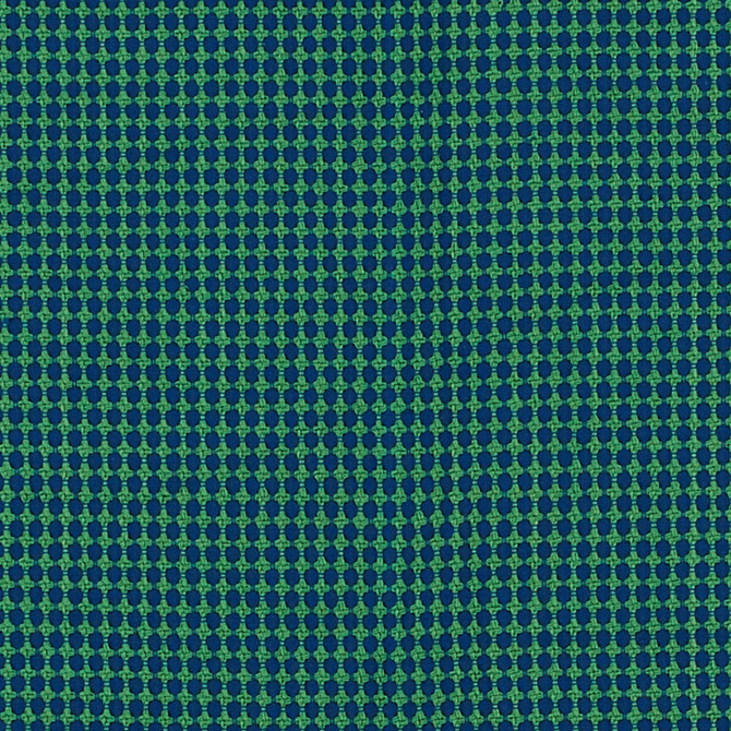 Schumacher Fabric Zipster Navy & Green 70529 Essentials-Small-Scale-Upholstery-Fabrics 100% Cotton - Horizontal: 1/4- and Vertical: 3/8- 54 - My Fabric Connection -