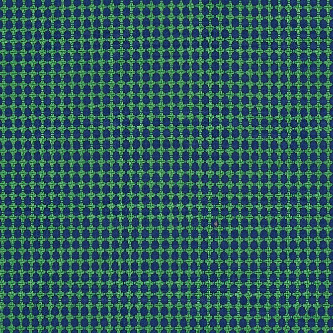Schumacher Fabric Zipster Navy & Green 70529 Essentials: Small Scale Upholstery Fabrics - My Fabric Connection -