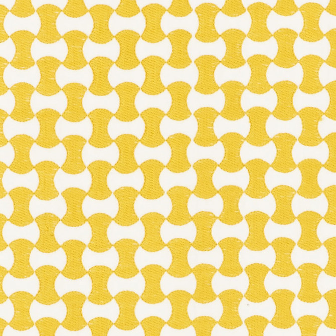 Schumacher Fabric Nolita Embroidery Yellow 70377 HAPPY TOGETHER II COTTON 63% SPUN VISCOSE 37% INDIA MARTINDALE 10,000 </p><p>Repeat: Horizontal: 3/4" (2CM) and Vertical: 1 1/2" (4CM) 50.625 - My Fabric Connection -