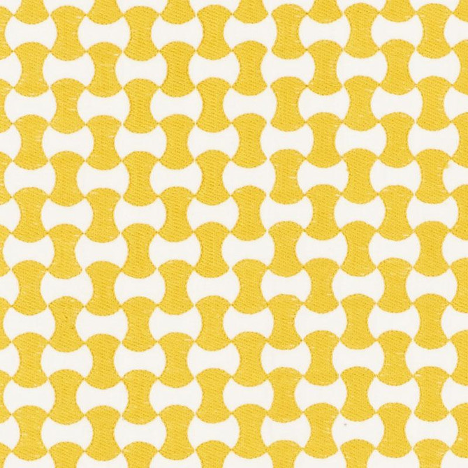 Schumacher Fabric Nolita Embroidery Yellow 70377 Happy Together Ii - My Fabric Connection -