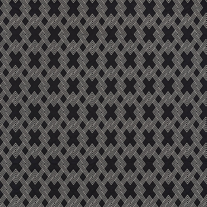 Schumacher Fabric Hix Ebony 70145 CLIQUE See Sample INDIA - </p><p>Repeat: Horizontal: 4 1/2" (11CM) and Vertical: 6 1/4" (16CM) 50 1/2" (128CM) - My Fabric Connection -