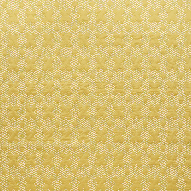 Schumacher Fabric Hix Yellow 70140 CLIQUE See Sample INDIA - </p><p>Repeat: Horizontal: 4 1/2" (11CM) and Vertical: 6 1/4" (16CM) 50 1/2" (128CM) - My Fabric Connection -