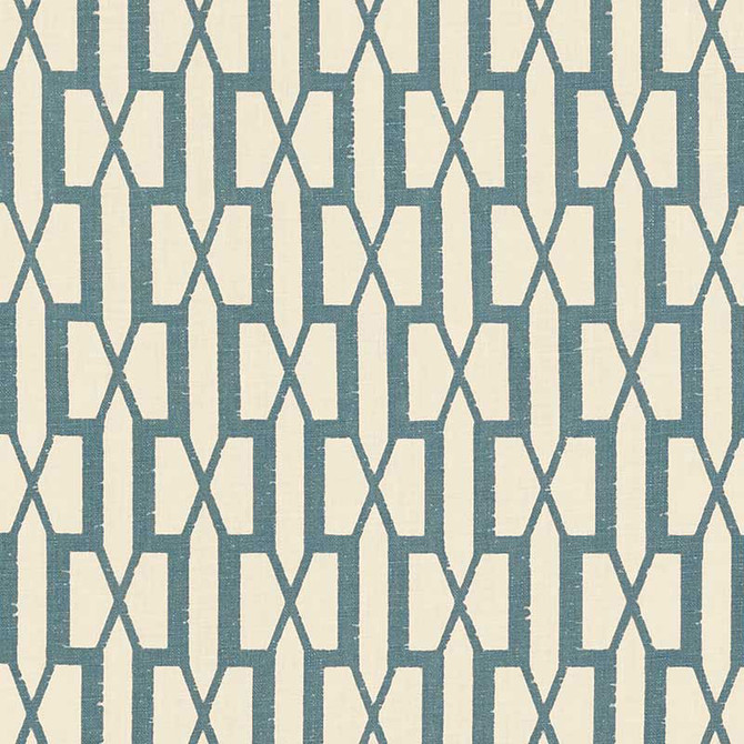 Schumacher Fabric Belvedere Peacock Blue 176115 VEERE GRENNEY See Sample UNITED KINGDOM MEDIUM DUTY </p><p>Repeat: Horizontal: 2 7/8" (7CM) and Vertical: 4" (10CM) 53 1/2" (136CM) - My Fabric Connection -