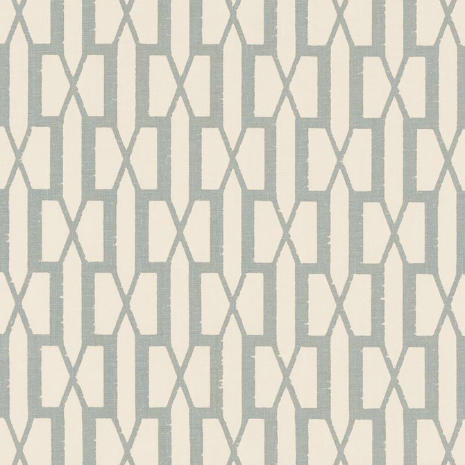 Schumacher Fabric Belvedere Orpington Blue 176114 Veere-Grenney 100% Linen Martindale 25,000 Horizontal: 2.875 and Vertical: 4 53.5 - My Fabric Connection -