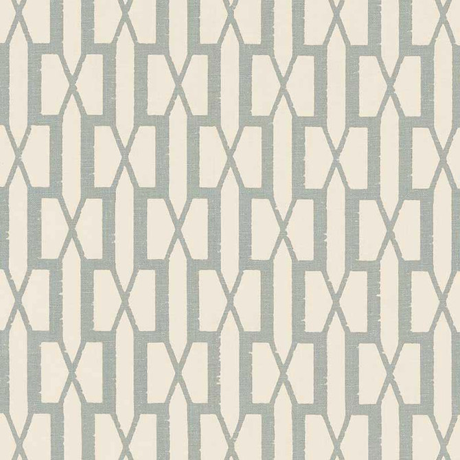 Schumacher Fabric Belvedere Orpington Blue 176114 Veere Grenney 2.88" - My Fabric Connection -