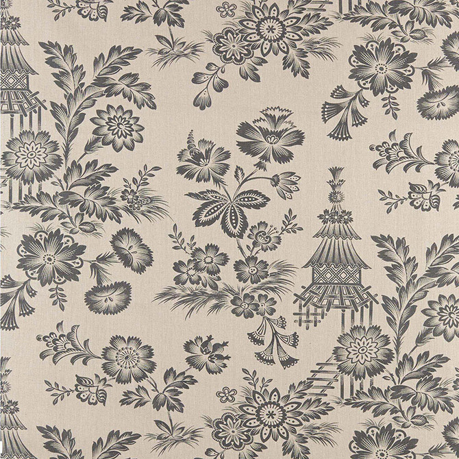 Schumacher Fabric Song Garden Greige 175750 SCHUMACHER CLASSICS See Sample FRANCE - </p><p>Repeat: Horizontal: 27" (69CM) and Vertical: 31 3/4" (81CM) 54" WIDE (137CM) - My Fabric Connection -