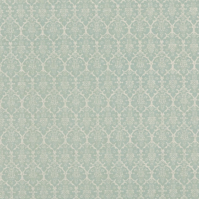 Schumacher Fabric Burley Aqua BURL003 Veere-Grenney 100% Linen Martindale 25,000 Horizontal: 2.5 and Vertical: 4.25 53 - My Fabric Connection -