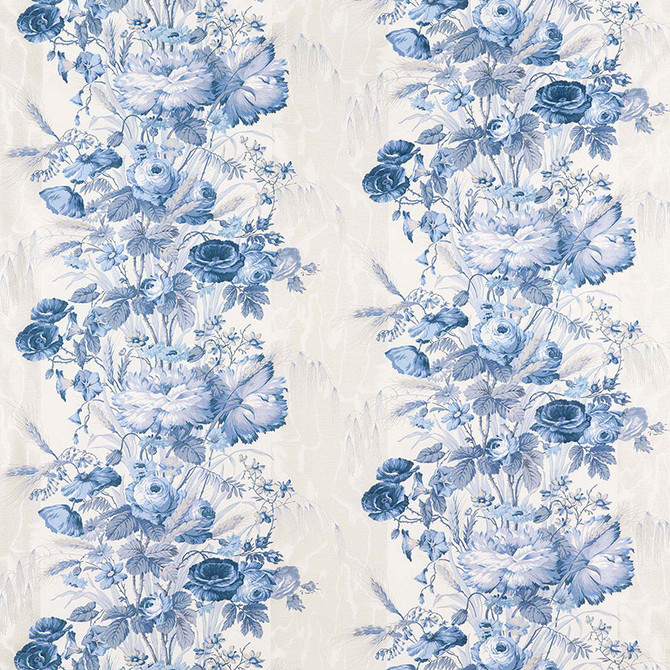 Schumacher Fabric Boughton House Porcelain 175790 125TH ANNIVERSARY See Sample UNITED KINGDOM - </p><p>Repeat: Horizontal: 27" (69CM) and Vertical: 25" (64CM) 54" WIDE (137CM) - My Fabric Connection -