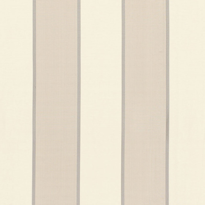 Schumacher Fabric Montebello Stripe Platinum 64784 CHROMA SP14 POLYESTER 100% INDIA WYZENBEEK 5,000 </p><p>Repeat: Horizontal: 9 1/8" (23CM) and Vertical: 54.875 - My Fabric Connection -